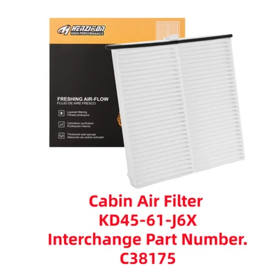 Nuevo filtro de aire de cabina KD45-61-J6X C38175 para Mazda 3 2014-2018 2,0 L 2,5 L especificaciones originales Foto 1 de 4