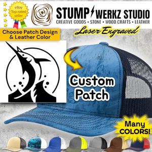 Gorra de béisbol personalizada de camionero Richardson Fishing Marlin Billfish - Imagen 1 de 23