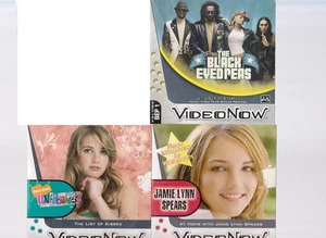 Juego de 3 discos VideoNow Black Eyed Peas Unfabulous Jamie Lynn Spears Y2K años 2000 - Imagen 1 de 4
