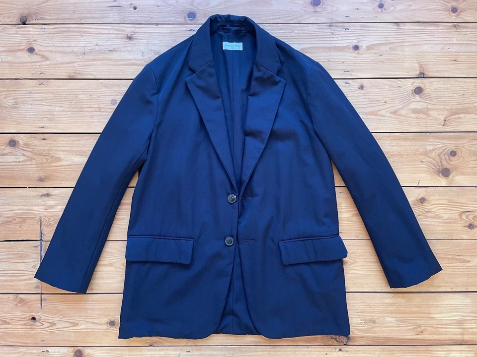 Dries Van Noten Dark Navy Wool 2 Button SB Men's Blazer Worn Once Size Medium - Image 1 of 4