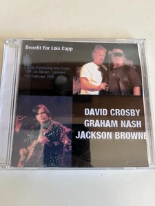 David Crosby Graham Nash Jackson Browne benefit for Lois Capp Rare CD - Bild 1 von 4