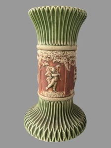 Vintage Roseville Donatello Art Pottery Jardiniere Pedestal Base Stand - Picture 1 of 7