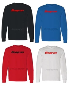 Snap-on Tools Langarmshirt aus Baumwolle, hochwertige Snap-On Kleidung - Bild 1 von 6