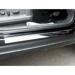 4p Stainless Steel Door Sill Trim fits 2007-2013 Lincoln MKX by Luxury FX - Picture 1 of 4