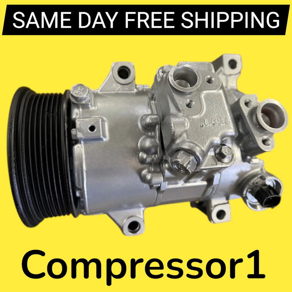 AC Compressor Toyota Corolla XRS SCION XB Pontiac Vibe Toyota Matrix 2.4L 7 Rib - Image 1 of 3