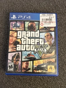 Grand Theft Auto V: GTA 5 PlayStation 4 PS4 Videospiel. Mit Karte! - Bild 1 von 6