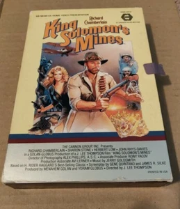 ⭐King Solomon's Mines Beta (NOT VHS) Richard Chamberlain Sharon Stone CANNON ⭐ - Picture 1 of 3