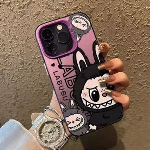 Labubu Monster Cute Case für iPhone 16, 15, 14, 13, 12, 11 Pro Max iPhone Cover - Bild 1 von 10