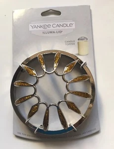 YANKEE CANDLE HOLIDAY SPARKLES ILLUMA-TAPA JARRA VELA TOPPER HOLIDAY ARTÍCULO RETIRADO - Imagen 1 de 2