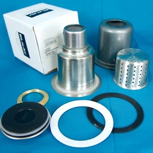Elkay LKDD Brushed 3-1/2" Basket Strainer and Stopper BRAND NEW Basket Drain - Picture 1 of 9