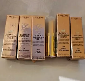 Lancome L'Absolu Mademoiselle Shine Lipstick 3.2g New With Slightly Damaged Box - Picture 1 of 2