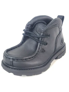 Timberland RGD ST II WLBY Toddlers 31899 M/M Shoes Black  Leather Outdoor Sz 6C - Picture 1 of 12