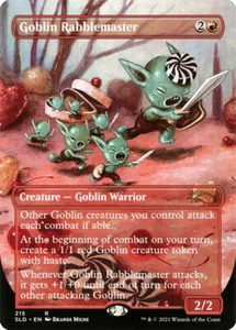 MTG Goblin Rabblemaster Secret Lair Borderless - Secret Lair #215 - Picture 1 of 1