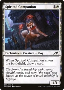 Spirited Companion (038) Kamigawa: Neon Dynasty NEO MTG Magic - Imagen 1 de 1