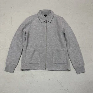 J. Chaqueta Coach Crew Para Hombre Lana Merino Hervida Talla Mediana 100% Lana Cremallera Completa - Imagen 1 de 10