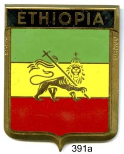 CA391a - PLAQUE DE CALANDRE AUTO - ETHIOPIA - Picture 1 of 1