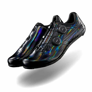 Zapatos de carretera de carbono SUPACAZ Kazze para ciclismo - holograma negro - Imagen 1 de 5