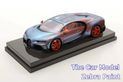 Pre-order MR Bugatti Chiron Super Sport Zebra Paint on Carbon Base 1/18 - Image 1 of 2
