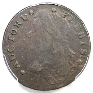 1787 PCGS XF 40 Auctori Plebis Token Colonial Copper Coin - Picture 1 of 3