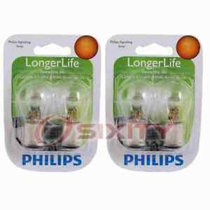 2 pc Philips Front Turn Signal Light Bulbs for Mercedes-Benz S320 S350 S420 vq