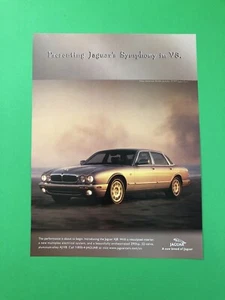 1997 1998 JAGUAR XJ8 ORIGINAL VINTAGE PRINT AD ADVERTISEMENT PRINTED - Picture 1 of 1