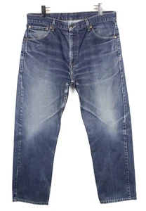Jeans Levi's 521 02 Uomo W38/~L30* Regolare Dritto Fit Whiskers Denim Sbiadito - Picture 1 of 14
