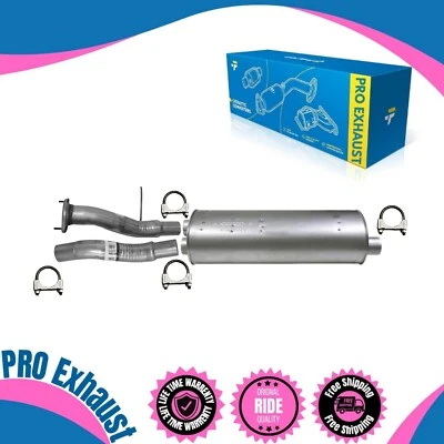 Ambos tubos delanteros + silenciador trasero para 2001 2002 2003 2004 2005 2006 GMC Yukon 6,0 L Denali Foto 1 de 4