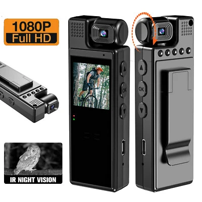 Portable HD 1080P Body Camera Mini DV Camcorder Night Vision Video Recorder - Image 1 of 4