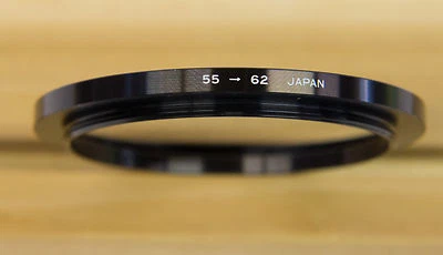 Filter Step up Ring 55mm-62mm Dotline NOS - Image 1 of 2