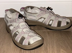 LL Bean Sandals Women's Size 8.5M Beige and Pink Hiking Outdoor Water Shoes - Picture 1 of 13