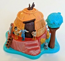 Vintage Bluebird Polly Pocket 1995 Disney Pocahontas Powhatan Hut Complete