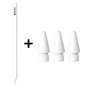 Apple Pencil 2. Generation Weiß OVP + 3x Ersatzspitzen Stylus Nibs - Bild 1 von 4