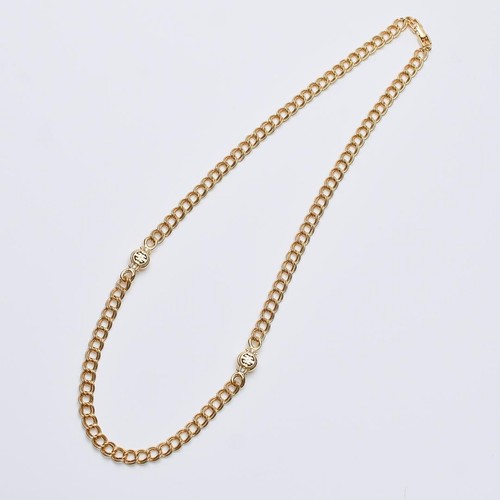 Ciondolo Catena Givenchy Colore Oro 4G Logo Strass GP Semplice Donna