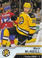 MARK MCNEILL 2018-19 18-19 UPPER DECK AHL BASE #92 PROVIDENCE BRUINS