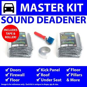 Heat & Sound Deadener Big Rig Semis Master Kit + Seam Tape, Roller 40872Cm2