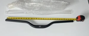 Black New Alloy 1.5 Riser E-bike Handlebars Black 760mm 31.8mm 380g - Picture 1 of 8