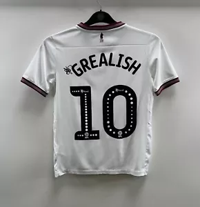 Aston Villa Grealish 10 Away Football Shirt 2018/19 Large Boys Luke Sport H98 - Picture 1 of 4