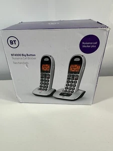BT BT4000 Big Button Cordless with Nuisance Call Blocker Pack of 2 - (069265) - Photo 1/13