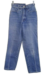 Vintage Lawman Jeans Womens Junior Size 3 24Wx27L High Waisted Mom Faded Western - Picture 1 of 11