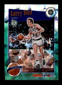 LARRY BIRD 2019/20 HOOPS PREMIUM STOCK #289 GREEN CRACKED ICE PRIZM BD7983 - Picture 1 of 1