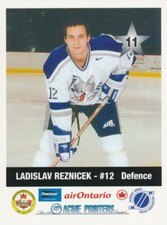 2000-01 Sudbury Wolves P.L.A.Y. Team set #11 LADISLAV REZNICEK