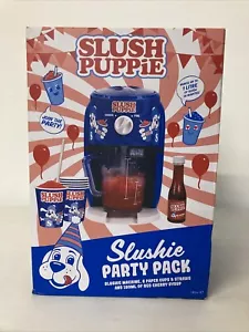 Slushie Party Pack Slush Puppie Machine With 6 Cups/straws And Syrup - NEW - Bild 1 von 4