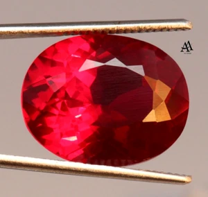 Natural Blood Red Ruby Oval Cut 24.25 Ct AAAA+ Rare Certified Loose Gemstone - Picture 1 of 7