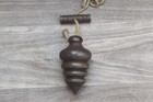 Vintage Miniature iron leveling tool collectible plumb bob salvage rustic Tool