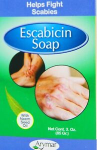 Arymar Escabicin Soap with Sulfur and Neem Oil for Scabies 3 oz
