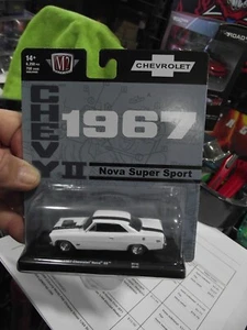 M2 1/64 1967 chevrolet nova SS white R116 NIB - Picture 1 of 2