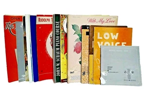 21 Lot Vintage Voice and Piano Musical Instrument Play Notes Books & Booklets - Picture 1 of 10