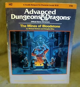 H2 Le Miniere di Bloodstone - Modulo AD&D - 1° Edizione - 9168 - Foto 1 di 5