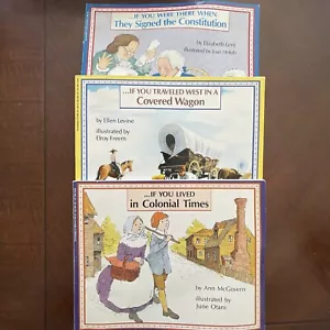 If You Lived Traveled Were There Paperback Books History Homeschooling Lot of 3 - Picture 1 of 11