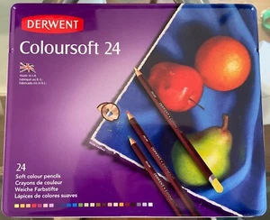 Derwent Coloursoft Pencils 24 pack - Picture 1 of 2